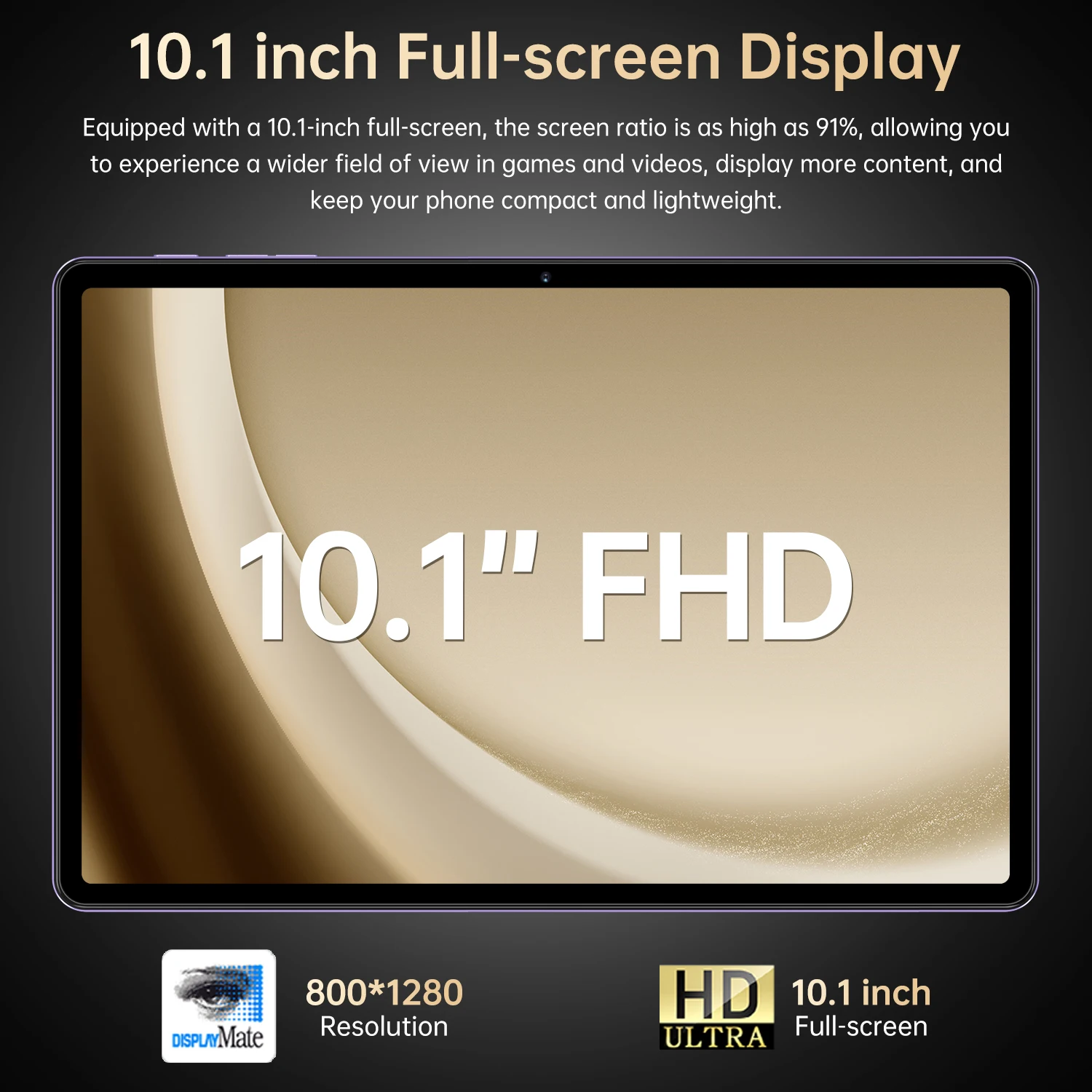 HS P25U Pantalla completa FHD de 10,1 pulgadas, 4 + 32 GB, 4000 mAh, 5 + 13 MP, GPS, huella digital, Global 4G LTE, Android 10, con tableta con bolígrafo capacitivo