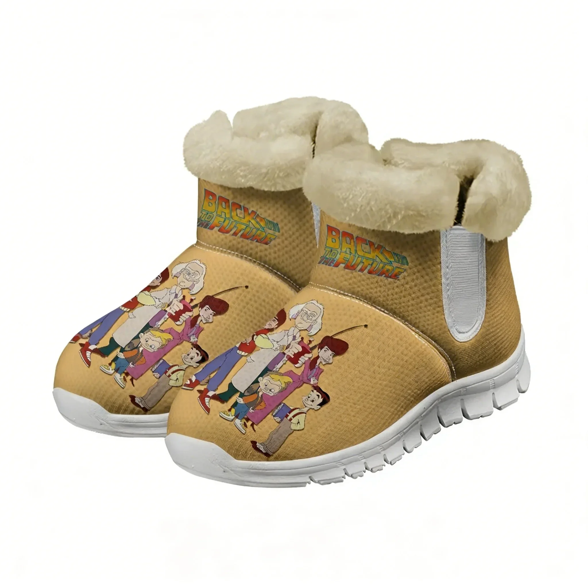 Back to the Future Warm Boot Men Women Teentager Shoe Outdoor High Quality Personalized Fashion Lightweight Sneaker Custom Shoes
