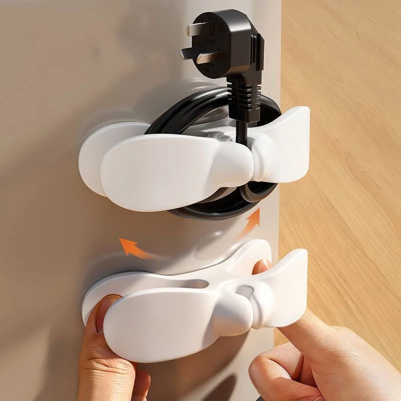 6-Pack Wire Cord Winder Cord Clip Fastener Cord Organizer Easy to Install Functional for Kitchen Appliances