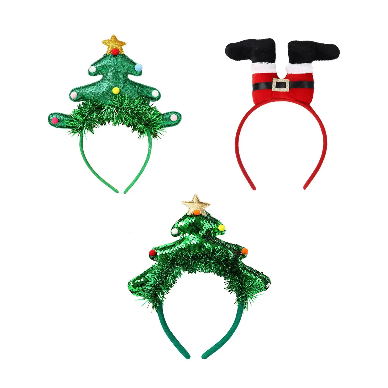 Christmas Headband Cute Fancy Dress up Hair Accessories for Party Favors Festive