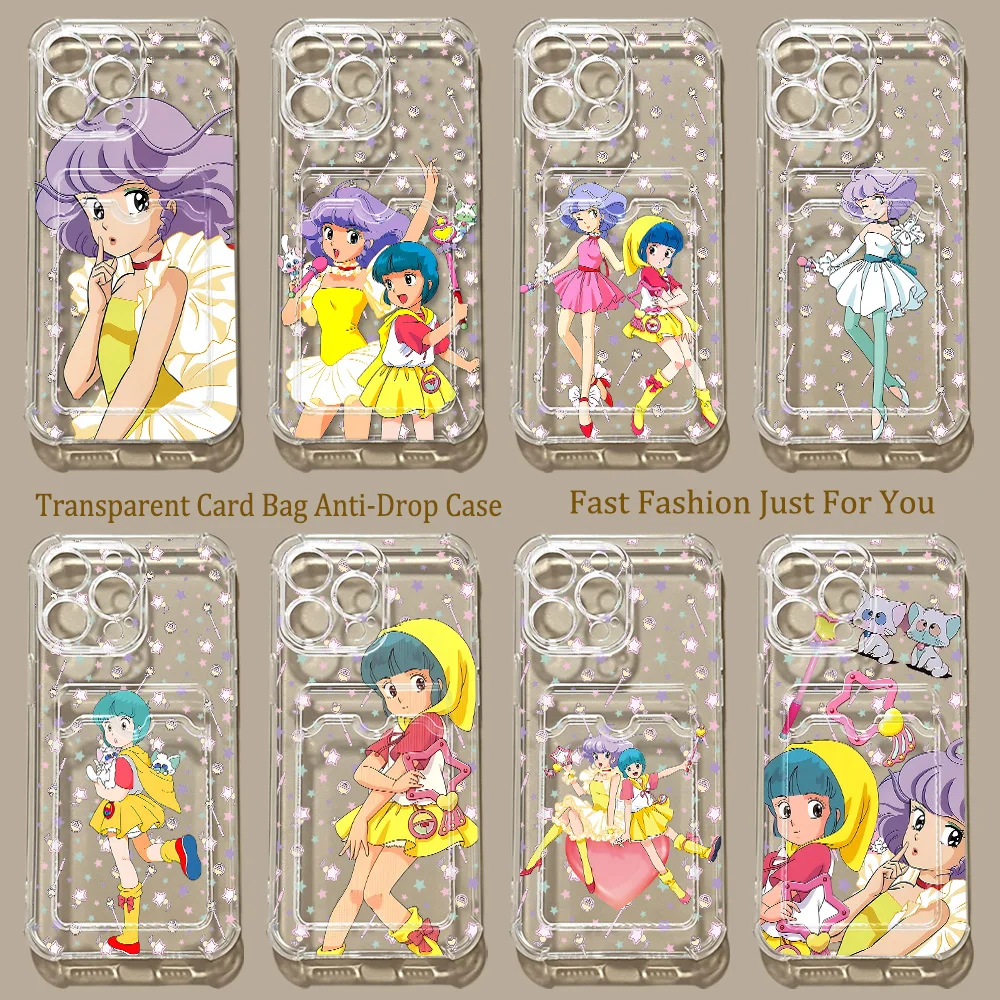 Magical Angel Creamy MamiS Card Hold Case for Samsung Galaxy A17 A07 A56 A36 A26 A55 A35 A06 A05 A24 A25 A34 A23 4G 5G Cover