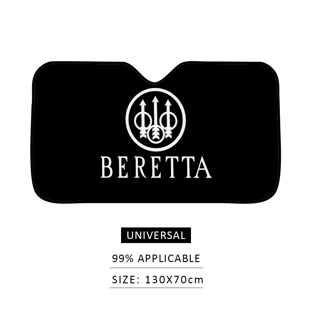 بندقية B-BerettaES سيارة SunSha العازلة للحرارة الألومنيوم فيلم الزجاج الأمامي Sunshas الأشعة فوق البنفسجية كتل سيارة الشمس قناع حامي #4