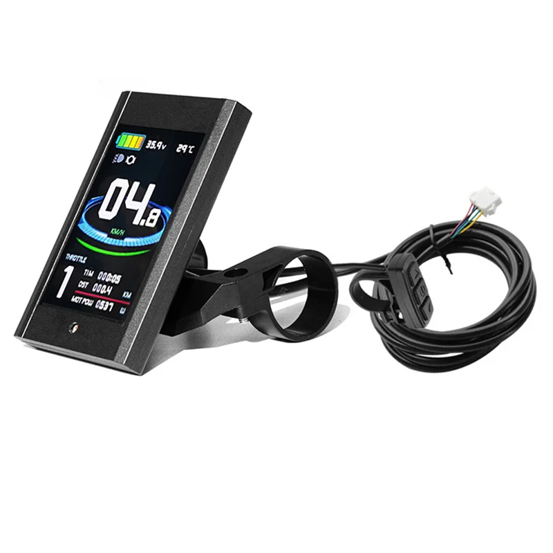 

SYDS KT-LCD12 ЖК-дисплей ЖК-дисплей 12 24 В 36 В 48 В SM соединительная вилка для контроллеров KT