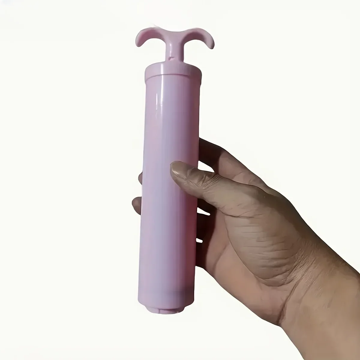 قطعة واحدة من المضخة اليدوية لأكياس الضغط الفراغي، وأكياس تخزين بلاستيكية متعددة الأغراض، مع زر للإغلاق والممتد