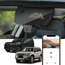 Fitcamx 4K Dash Cam for Lexus GX 550 GX550/GX 550h GX550h 2024-2026 & Land Cruiser Prado J250, WiFi Car Camera, OEM Style