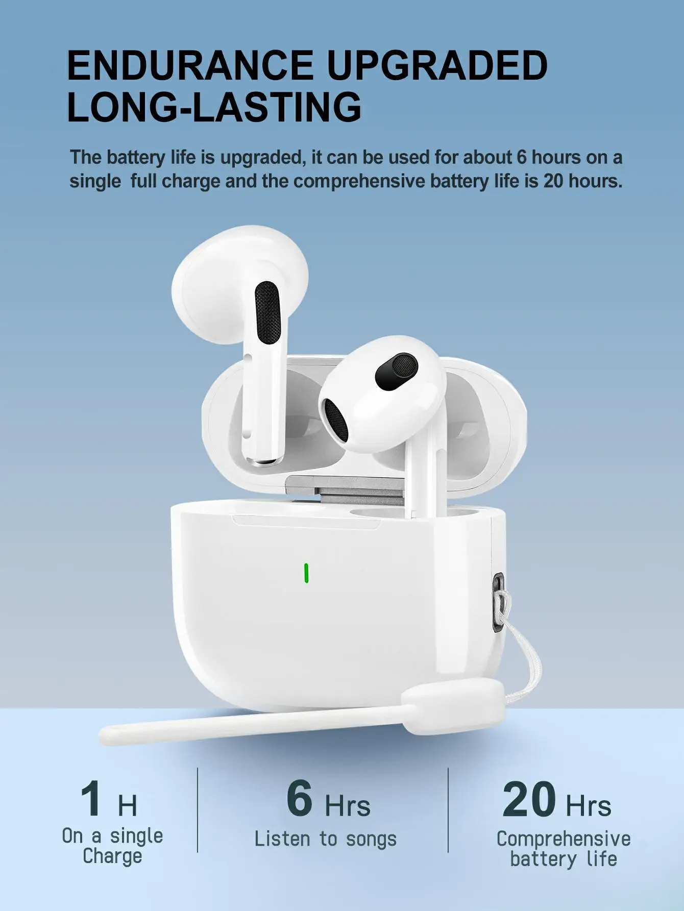 A6PRO-New Air Pro True سماعة لاسلكية تعمل بالبلوتوث سماعات أذن HiFi صوت منخفض الكمون للحد من الضوضاء سماعات أذن لهاتف IPhone Androi