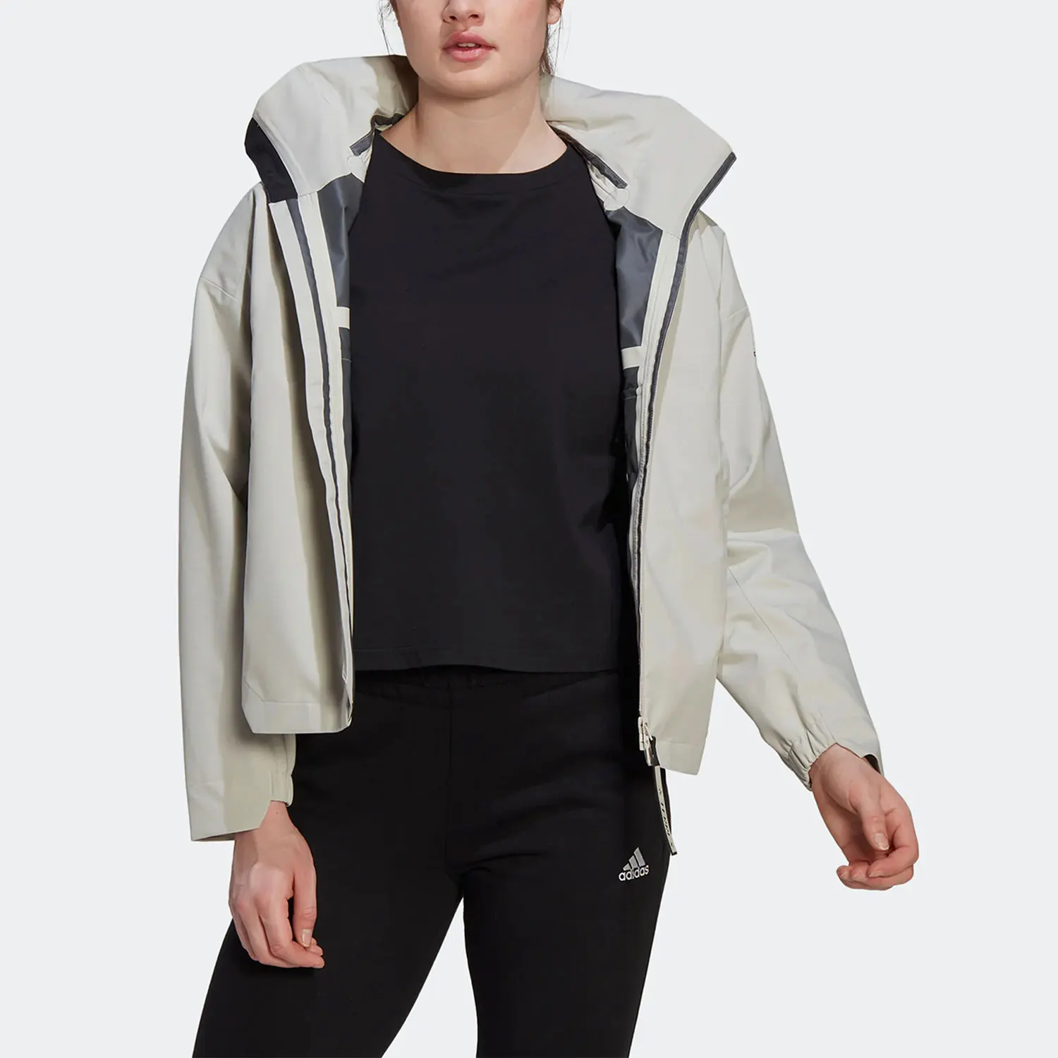 

Adidas genuine Autumn Women's Outdoor Sport Casual Hooded Jacket HG6024