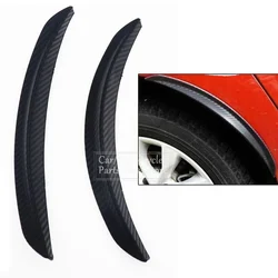 Mudguards 2pcs 25cm Universal Car SUV Fender Flare Carbon Fiber Wheel Arch Eyebrow Eyelid Lip Mud Flaps Splash Guard Protector