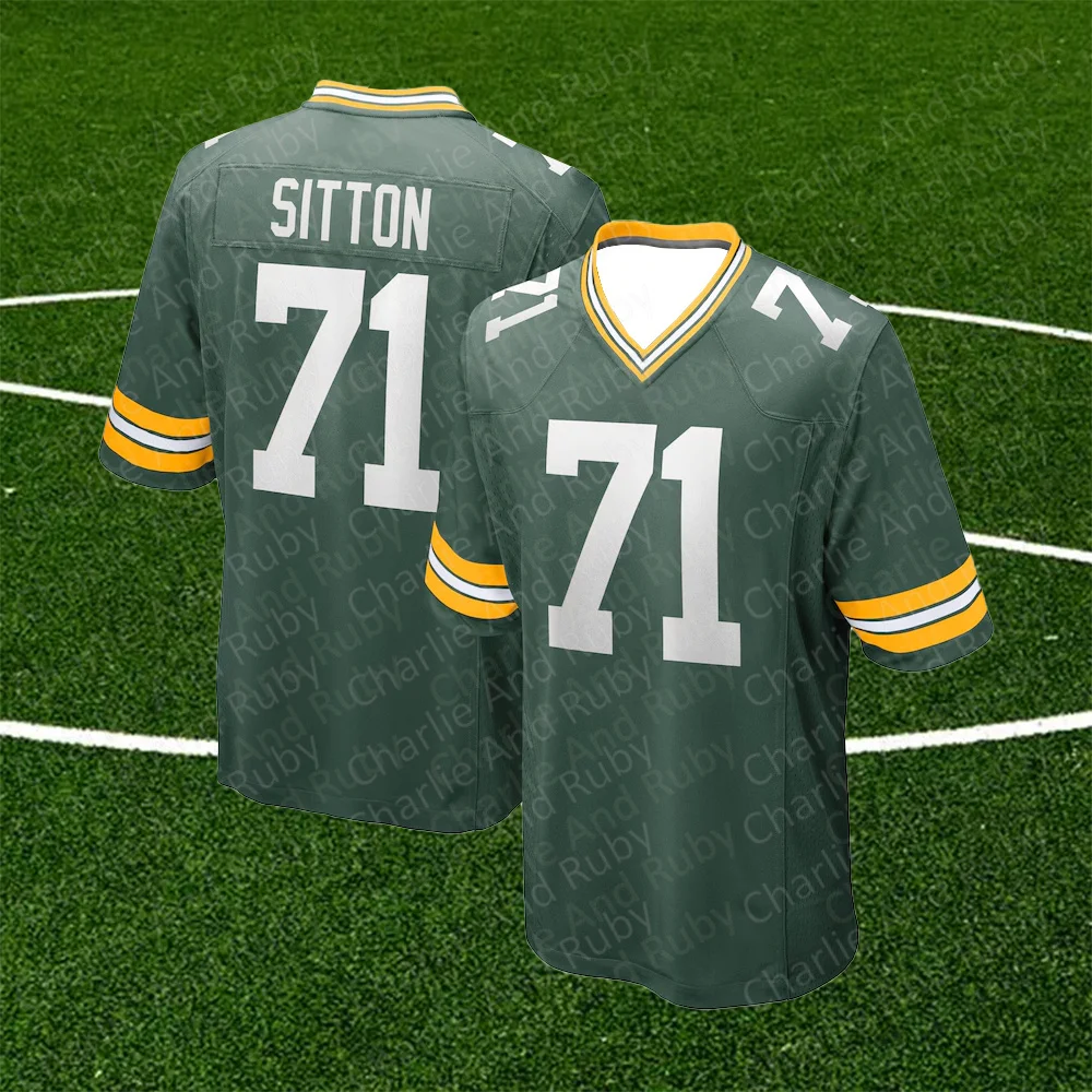 Jersey No.58/71/85 Isaiah Mcduffie Josh Sitton Corey Bradford Green Bay Packers Jersey Green Trend Fashion Clothing Tops