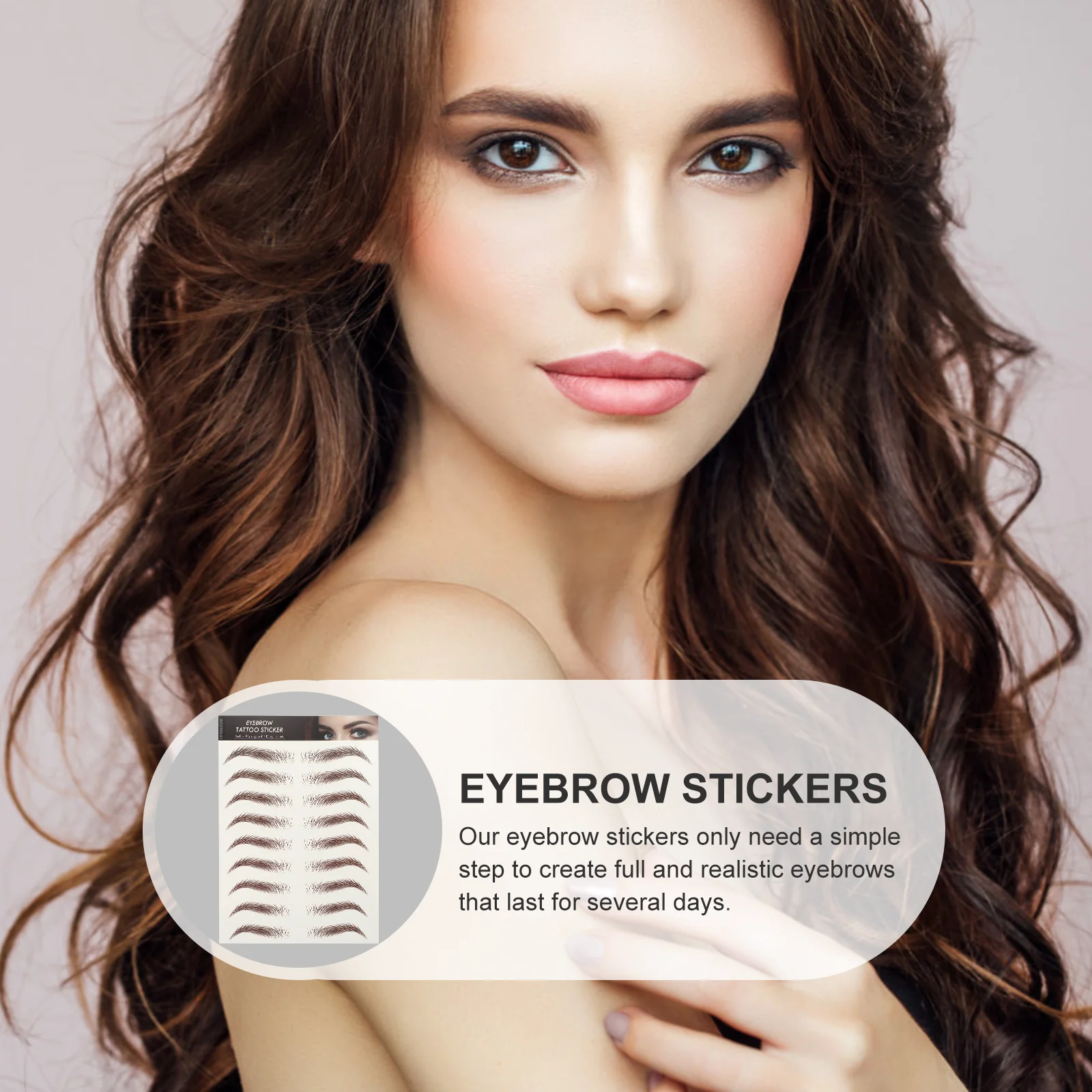 

Waterproof Eyebrow Stickers 6D Hair-Like Transfer Imitation False Cosmetics Brow Tattoos Stencils Tools For Sparse Light