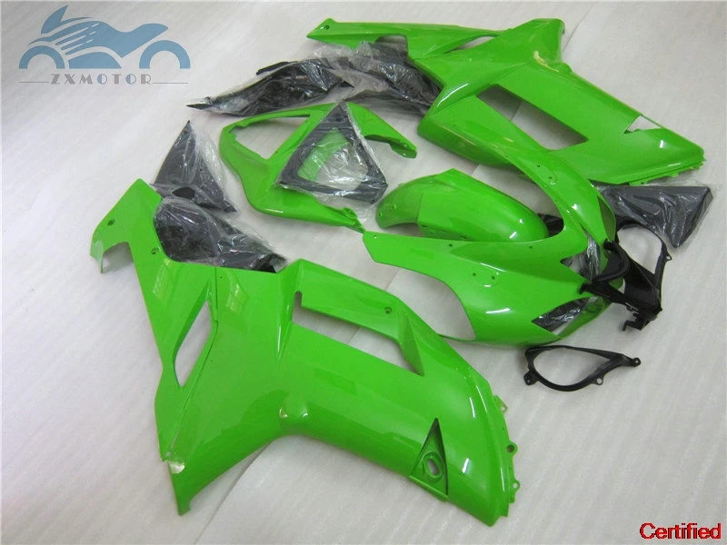 

Комплект обтекателей для Kawasaki Ninja ZX 6R 2007 2008, комплекты обтекателей из АБС-пластика для мотоцикла ZX6R ZX 636 07 08, зеленый послепродажный рынок
