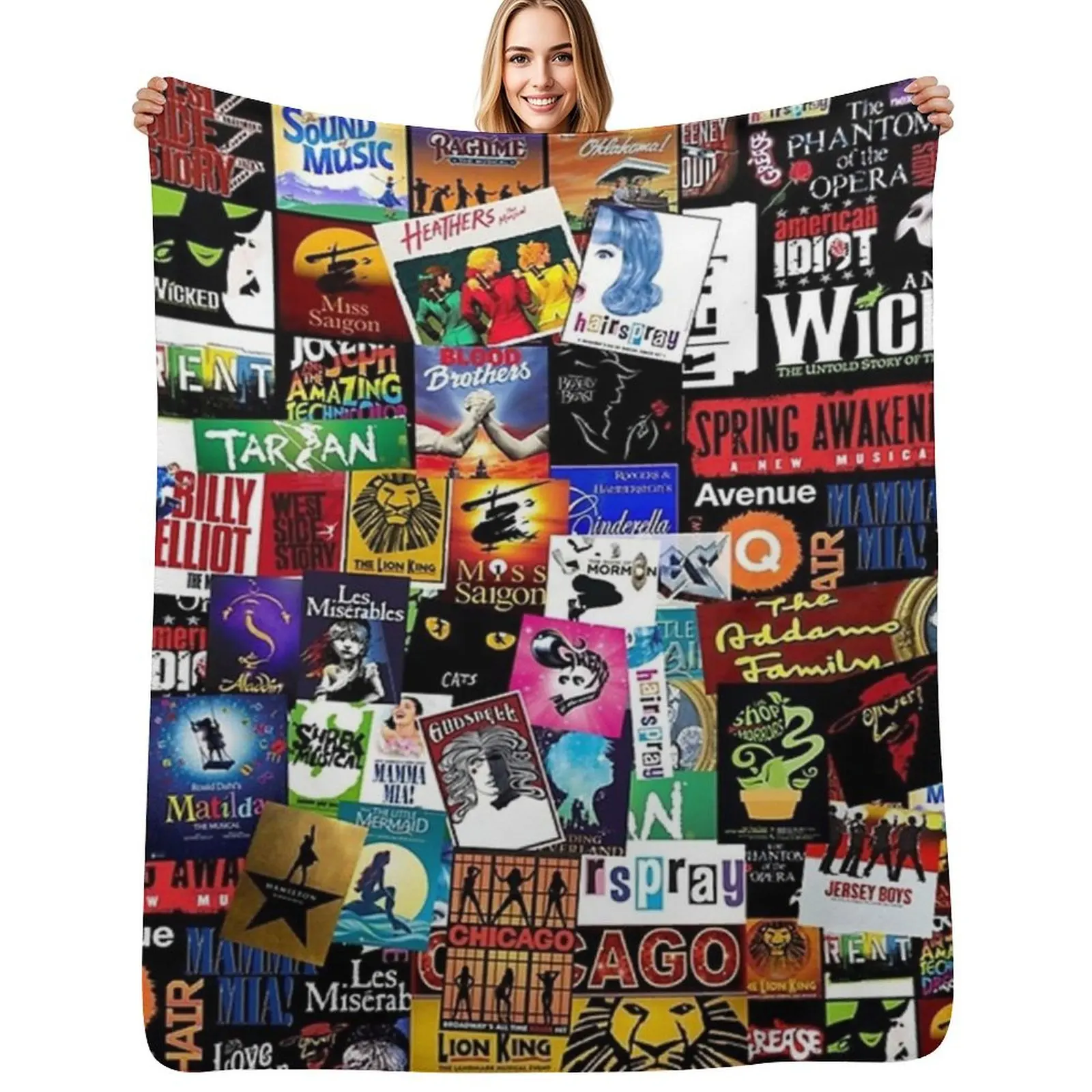 

music collage newest Throw Blanket Summer Softest valentine gift ideas Camping Blankets