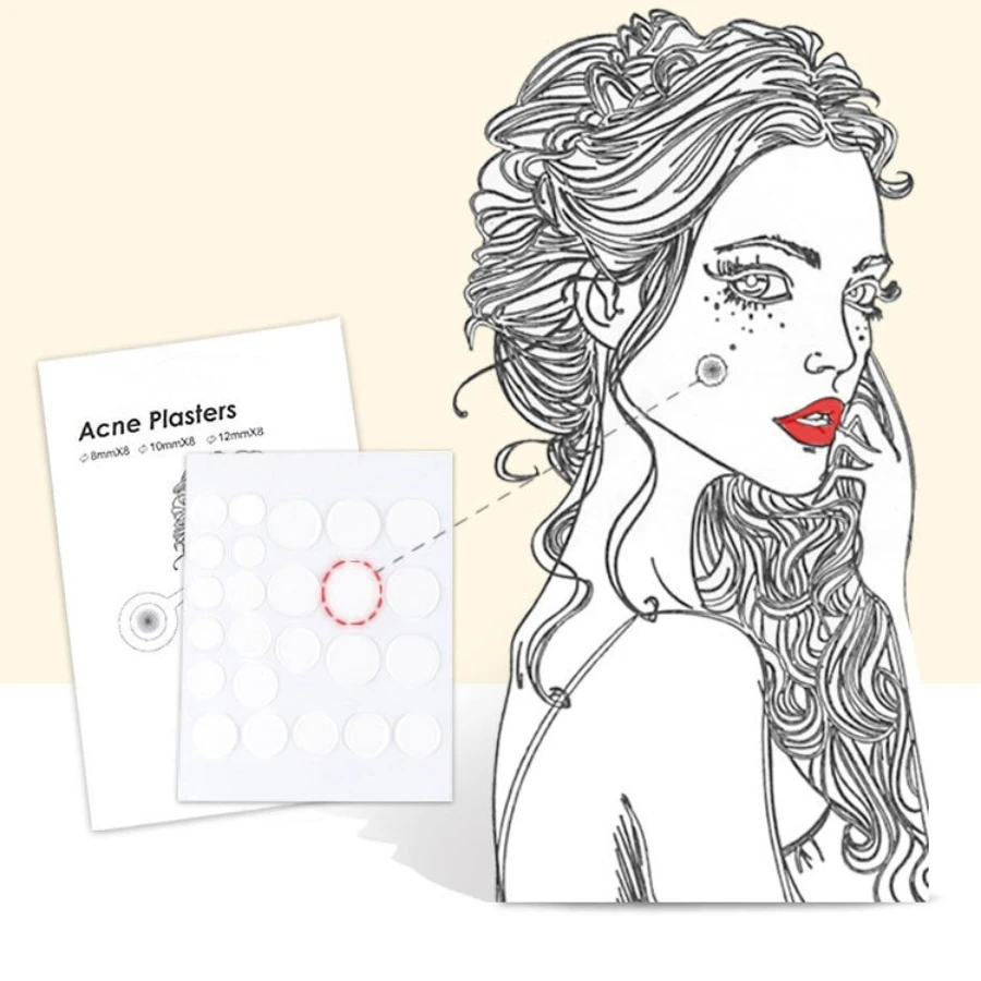 Face Acne Pimple Spot Facial Skin Care Blackhead Removal Freckle Patches Scar Care Treatment Stickers Acne Mask Beauty