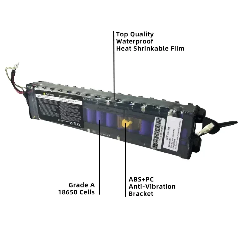 For Xiaomi MiJia Electric Scooter M365 Battery Pack with Communication 36V 7800mAh 18650 4 Ports Built-in BMS Protection