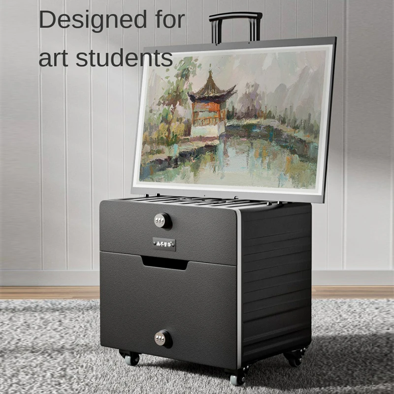 Studenti d'arte scatola da disegno speciale Trolley per schizzi all'aperto strumenti per pittura scatola di vernice custodia per Password borsa multifunzionale