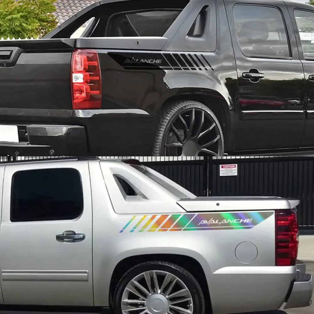 OFK Pickup Rear Trunk Side Decals For Chevrolet Avalanche Car Stickers Truck Graphics Film Decor Cover Auto Tuning Accessories