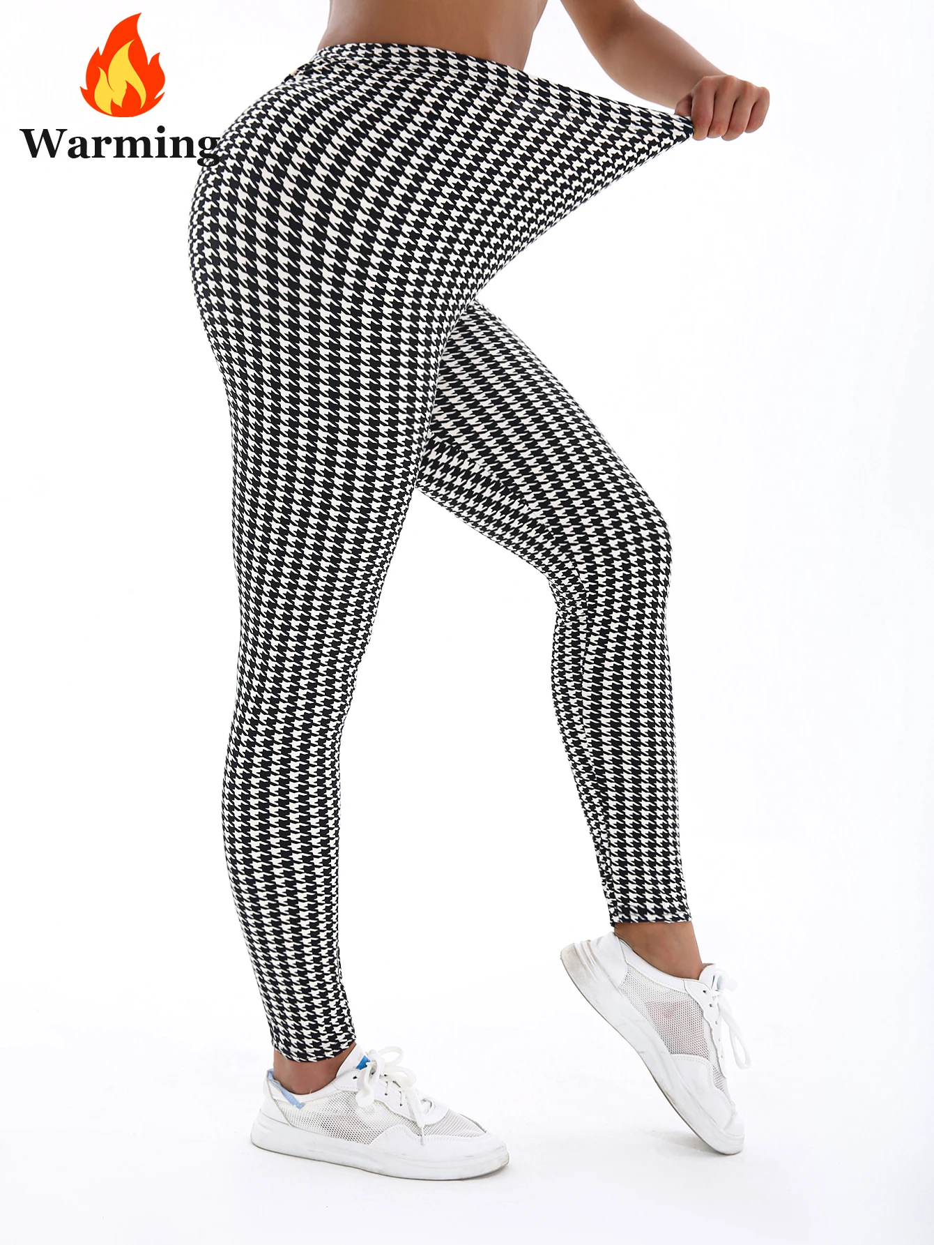 الخريف الشتاء 1PACK المرأة ألف الطيور شبكة أفخم سميكة مثير ضيق يغطي الرجل عارضة الرياضة أنيقة اللياقة البدنية اليوغا السراويل #6