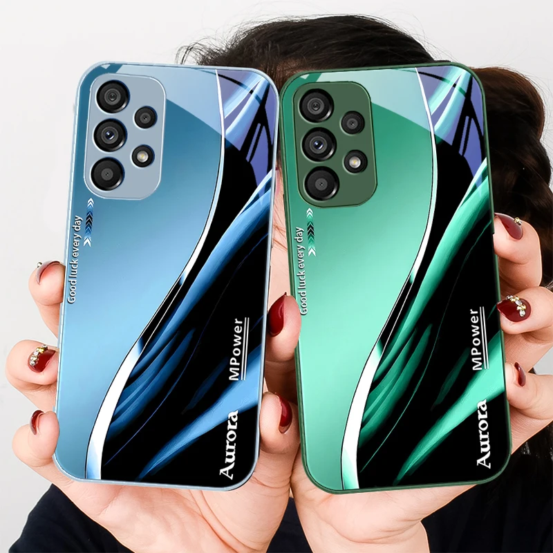 Bon ludk tous les jours pour Samsung S 22 S8 S9 S10 20 U ltra S21 Pro S22 Plus S23 FE S24 Ultra S25 Edge S25Ultra coque de téléphone en verre