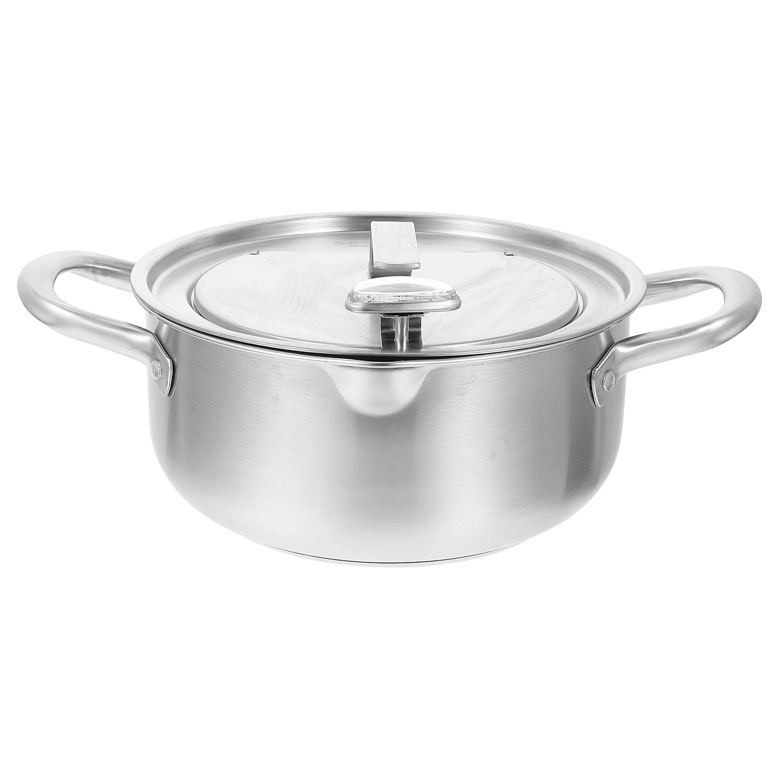 

1 шт., сковорода из нержавеющей стали, глубокая фритюрница, серебро с термометром, безопасный кухонный инструмент для домашнего использования в ресторане, вечеринке