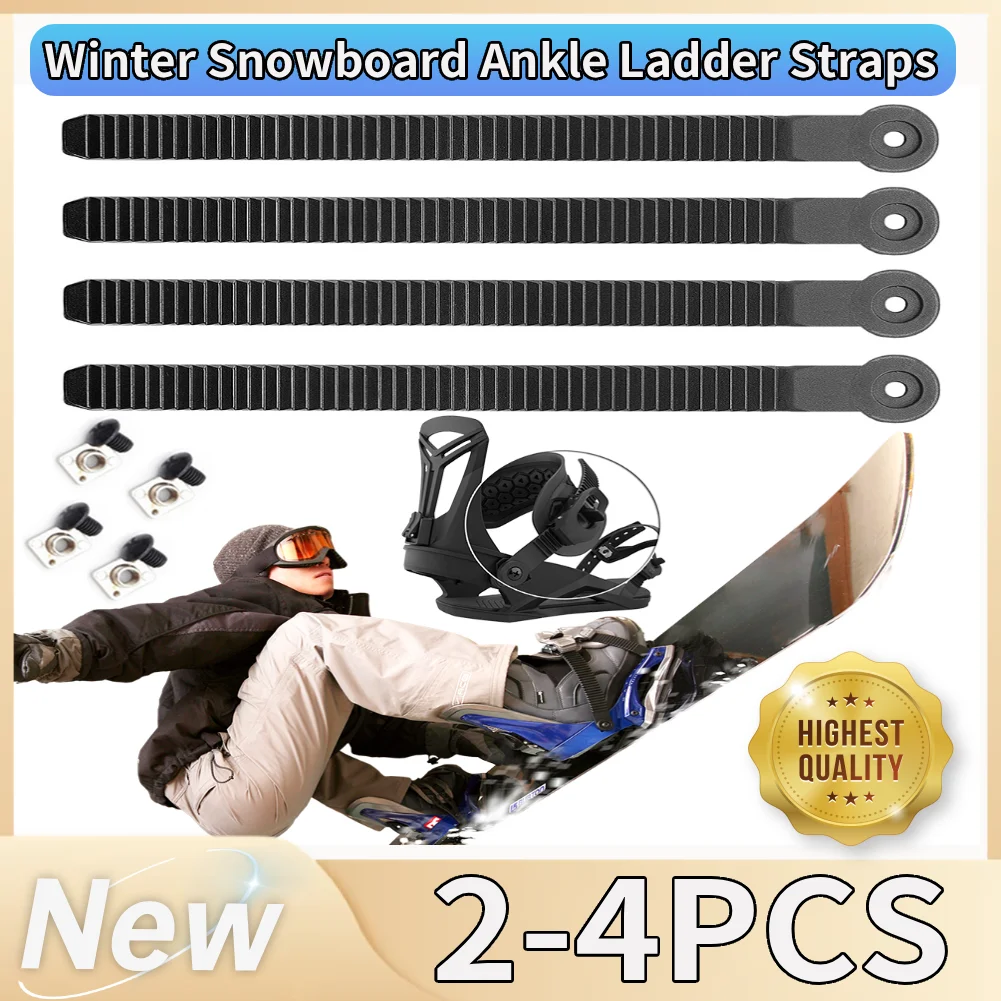 2/4 قطعة على الجليد ملزمة سلم الأشرطة قابل للتعديل الأسطوانة أحذية التزلج حزام على الجليد ملزمة استبدال لأحذية الزلاجات الجليدية