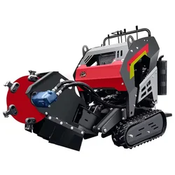 All-terrain remote-controlled land-clearing robots Mountain deforestation Irrigation and stump grinders Trees