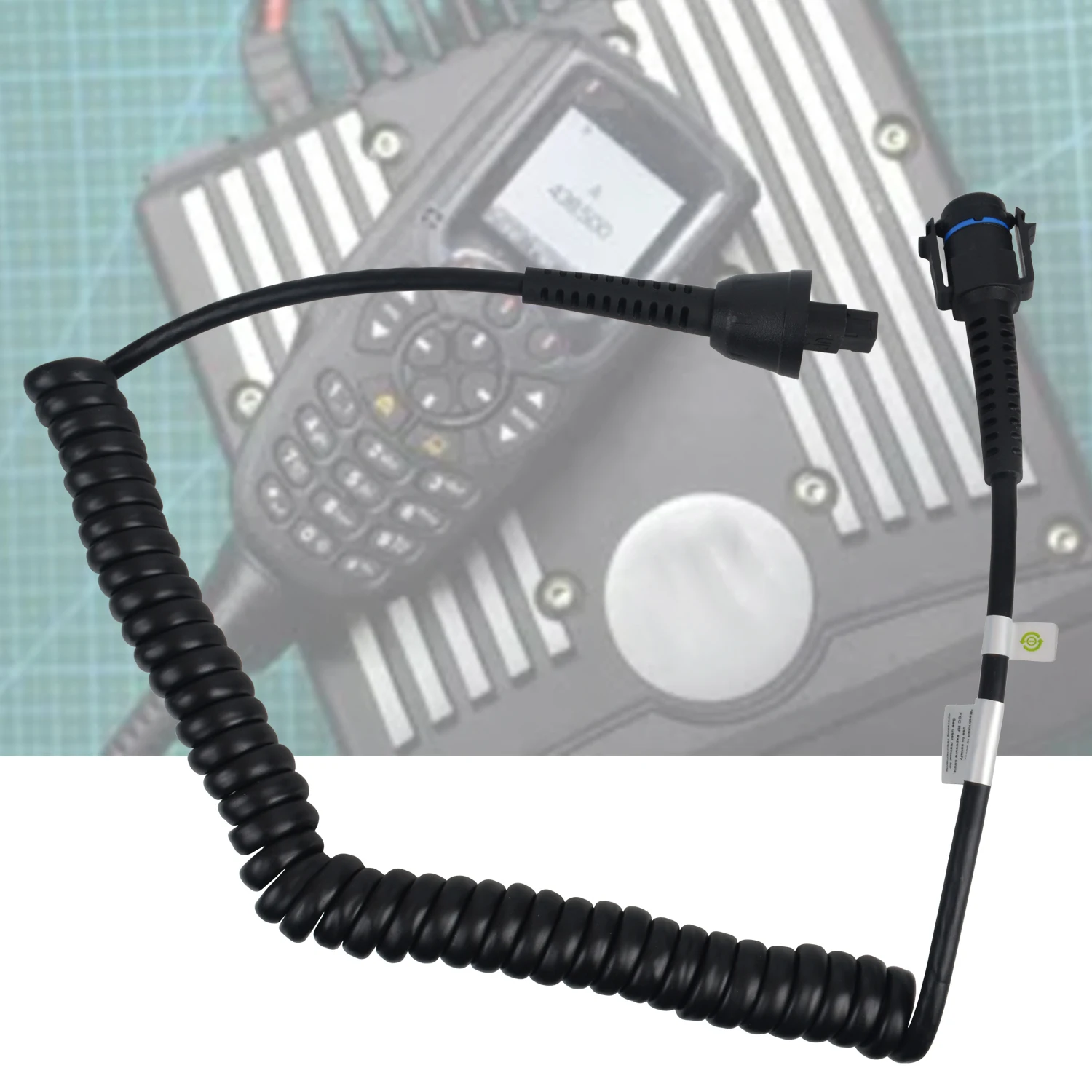 Pmln4961a/pmln4961cs o3 Kopf Ersatz 10ft Spiral kabel für Motorola Walkie Talkie xls5000, apx6500, apx8500 ptt Mikrofon Zubehör