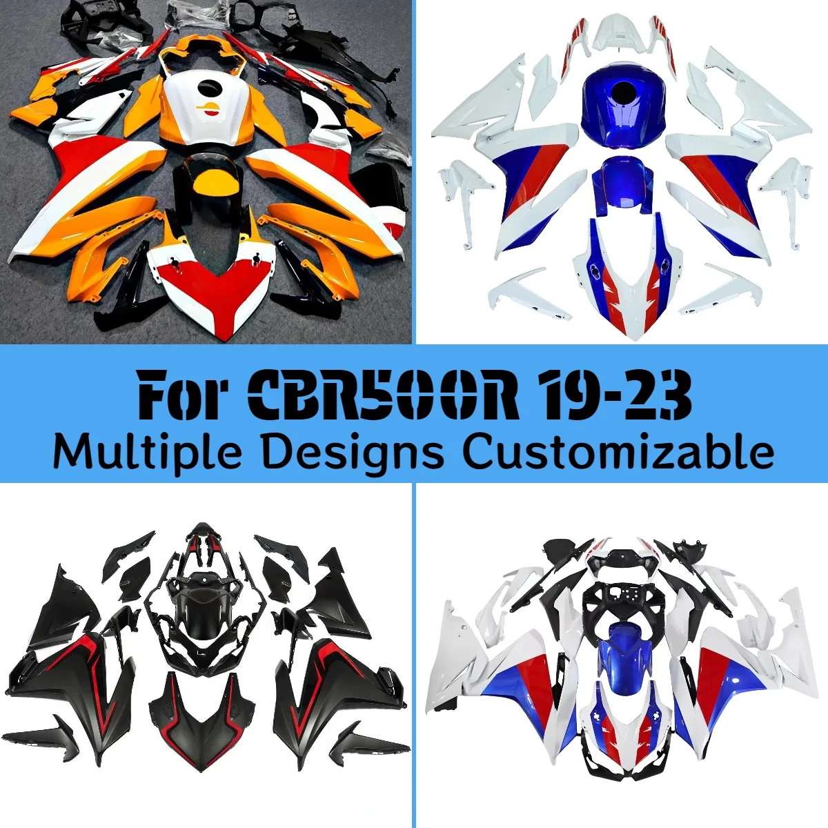 

CBR 500R 2019-2023 Fairing Body Kit for HONDA CBR500R 19-23 Motorcycle Complete Bodywork Plastics Kits Covers Fairings
