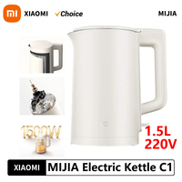 XIAOMI MIJIA Electric Kettle C1 1.5L Fast Hot boiling Stainless 1500W Water Kettle Teapot Smart Electric Kettles For Home 220V