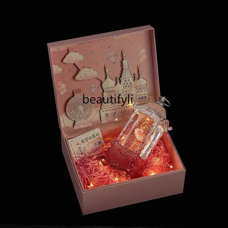 Karuzela pozytywka lampka nocna dziewczynka księżniczka marzenie dziewczynka prezent urodzinowy