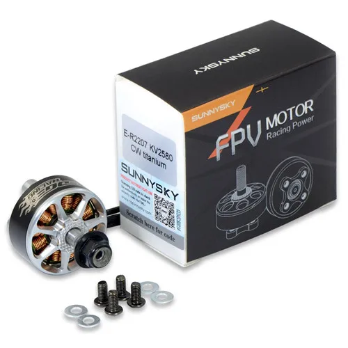 1 زوج Sunnysky E-R2207 2580KV CW/CCW 3-4S فرش السيارات ل RC روبوت FPV سباق