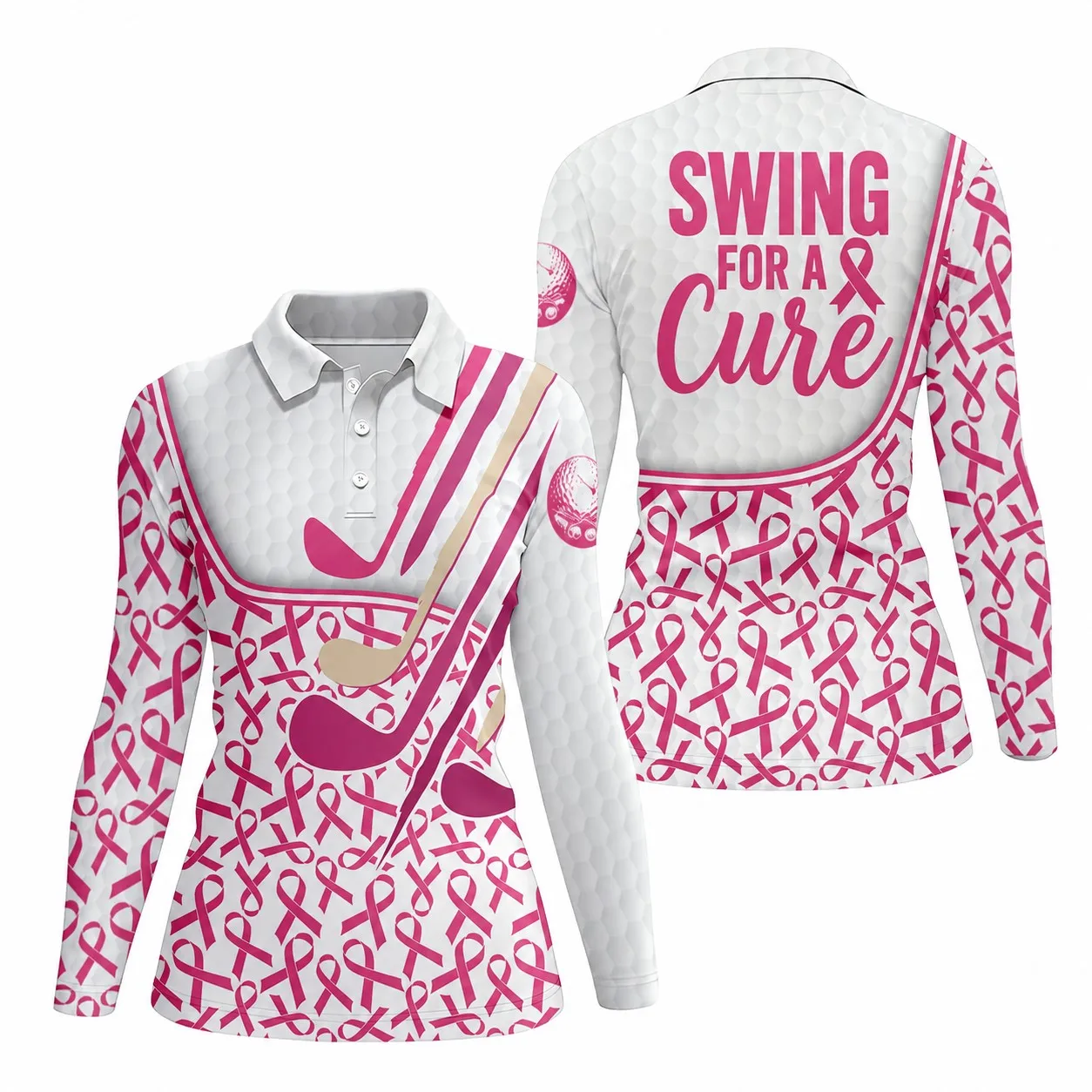 2026 New Autumn Women's Golf Shirt Long-Sleeve Printed Casual T-Shirt Sportswear Fashion Street Style Outdoor Training Top