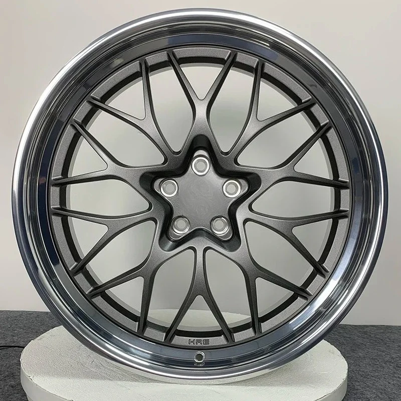 

KHR Factory Direct 16, 14, 15 дюймов, многоспицевая серебряная отделка, кованая ступица 4x100 5x114,3 PCD для пассажирского автомобиля для модификации