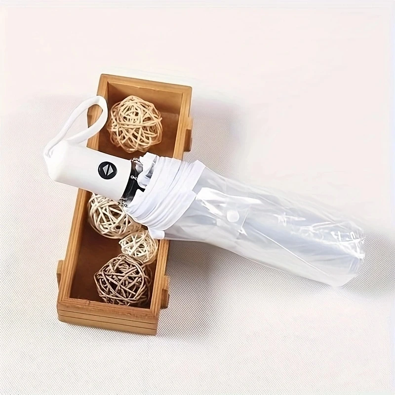 한국산 투명 접이식 자동 개폐 우산, 모리 삼중 우산, 학생 써니 우산, 1 개 