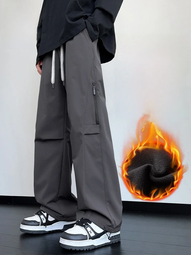 

PaulFrank American Sle Outdoor Work Pants Men's Casual Drape Straight Leggings Autumn New Trend Brand Loose Fit Youthful