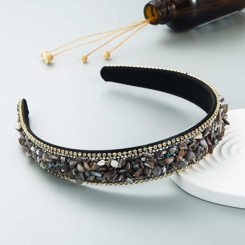 Hot Selling Headband For Women With Personalized Colorful Stone Decoration, Korean Version Of Rhinestone Crystal Headband