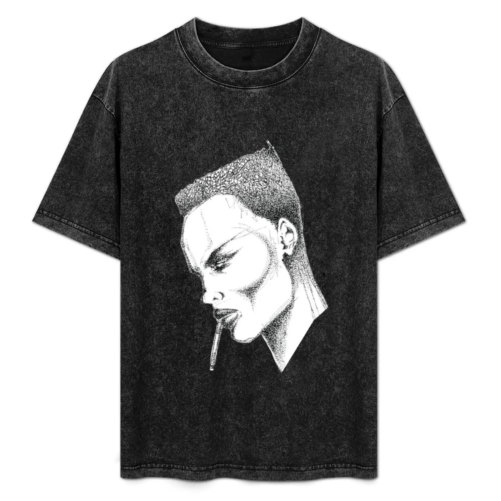 

Movies Drawing inspired by pop icon Grace Jones T-Shirt Blouse football t shirt t shirts for men cotton