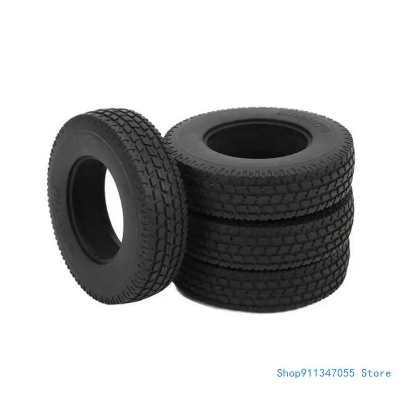 

4PCS Rubber Wheel Tyre Car Truck Tires for 1/14 Tractor Off-Road Drop shipping