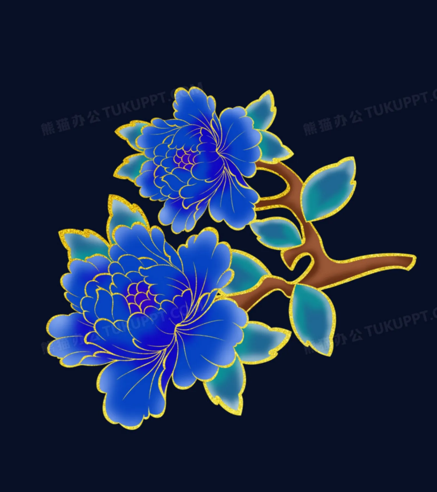 300657-Romantic Floral Hand Paint By Numbers Home Decoration Art