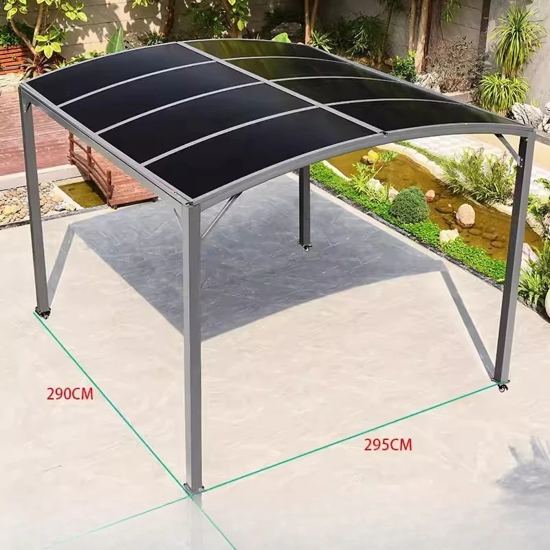 Outdoor telescopic mobile tent parking shed courtyard awning