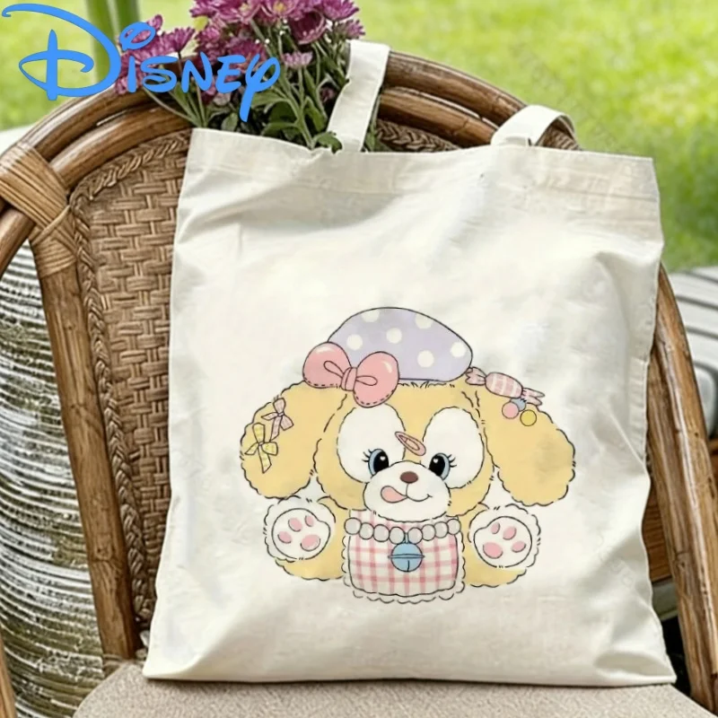

1pc Disney CookieAnn Kawaii Baby Print Double-sided Canvas Bag Eco Reusable Shoulder Bag