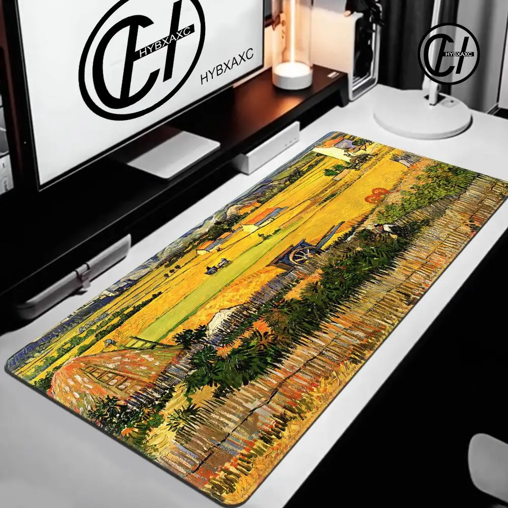 

Van Gogh Oil Painting Mousepad Mousepad New Arrivals Large Gaming Mousepad L XL XXL Gamer MousePad Size For Keyboards Mat 120x60