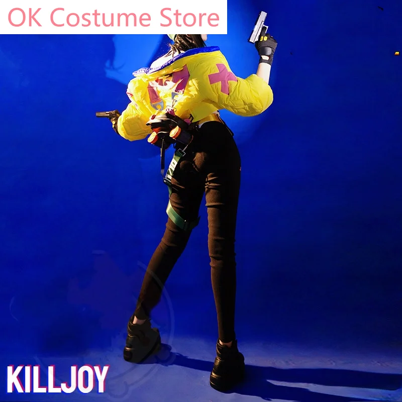 C0WOWO Valorant Killjoy คอสเพลย์ Cos เกมปาร์ตี้อะนิเมะชุดฮาโลวีนเล่นบทบาท ClothingNew ชุดเต็ม