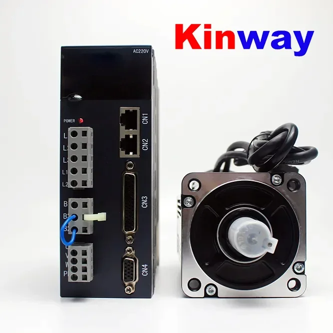 Kinway Servo Motor 90M03520 750W 3000rpm or 2000rpm 2.4nm or 3.5nm with driver and 3meter encoder cable