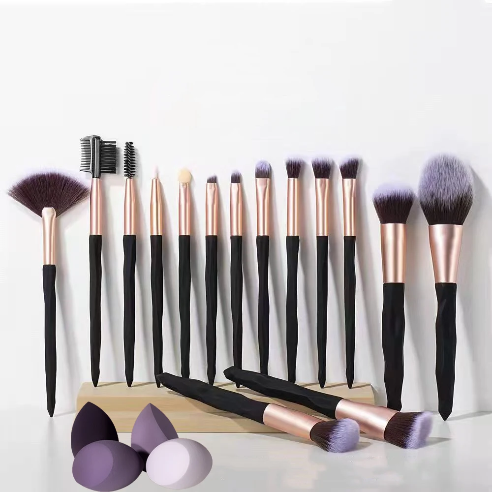 KOSMETYKI  Professional Makeup Brushes Set Cosmetic Foundation Powder Face Lip Eye Eyeshadow  Concealer Brush Makeup Tool