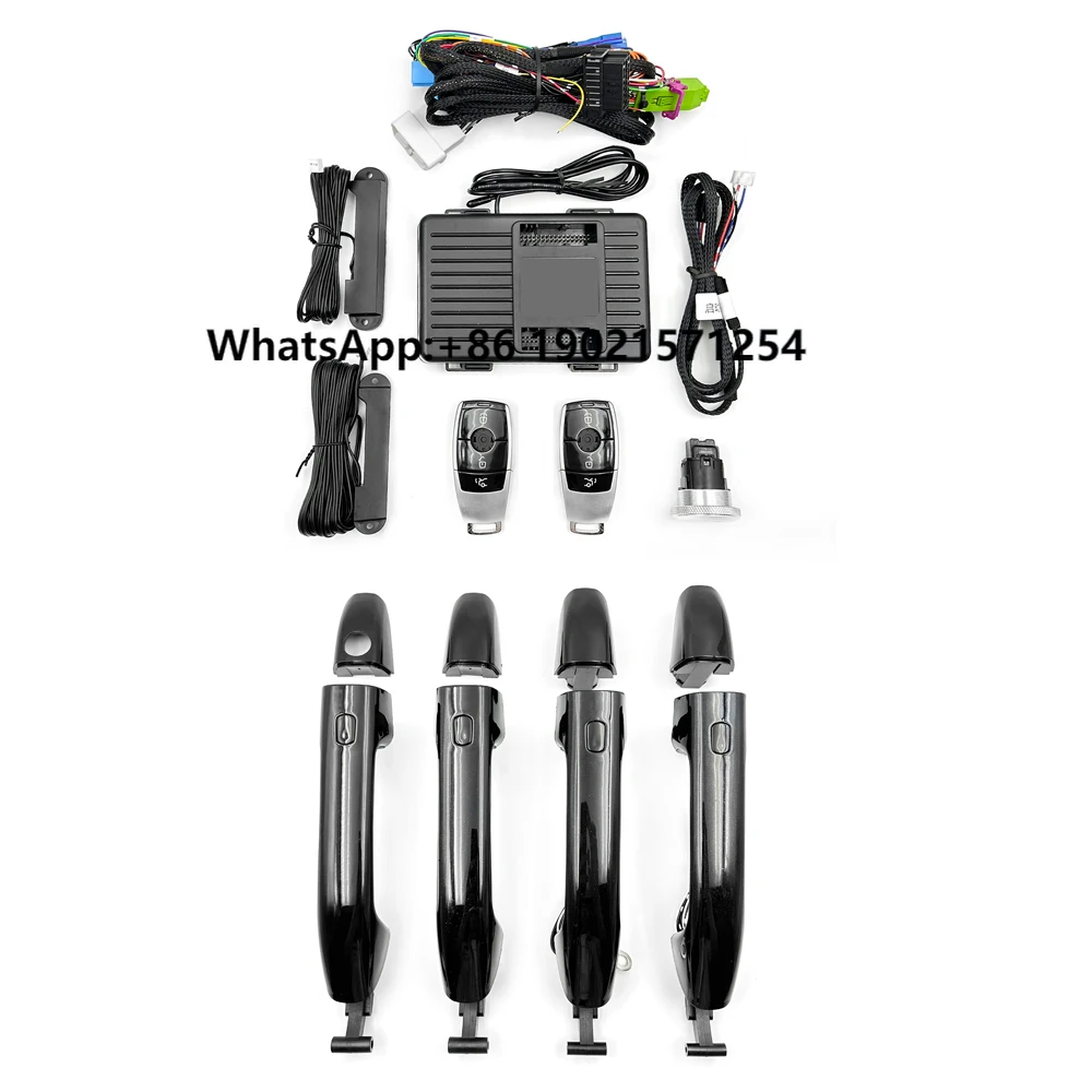 

Chidengde for Vito W447 W448 Push Button Start Stop System Remote Starter Keyless Go Car Accessories With 4 Sensor Handle