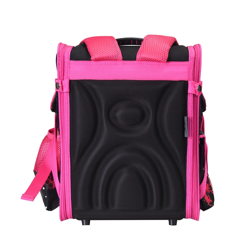 Mochila com borboleta para crianças, Mochilas escolares para meninos e meninas, EVA Dobrado Mochila, Sacos ortopédicos para crianças, Wenjie Brother