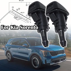 2X Front Windshield Washer Spray Jet Nozzle For Kia Sorento 2010 - 2012 2013 2014 Kia Sportage 4 2015 2016 2017 2018 2019 2020