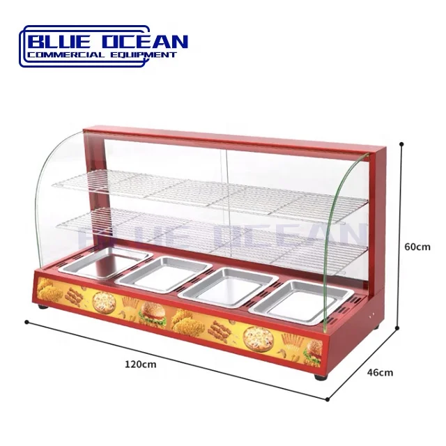 

sweet store catering food warmer display cabinet