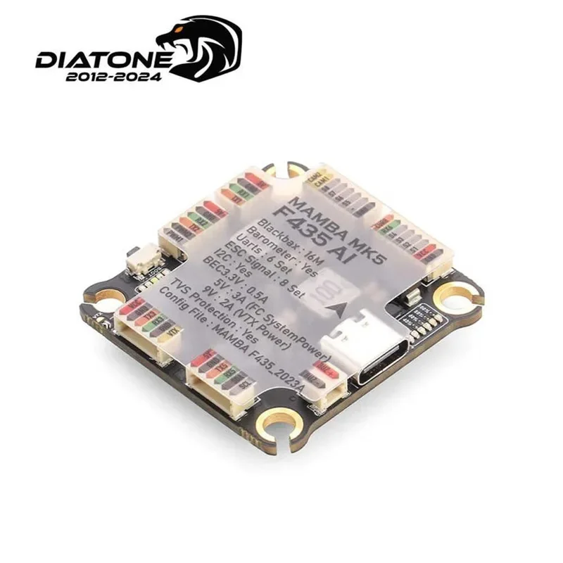 وحدة تحكم في الطيران Diatone MAMBA MK5 F435 AI - ICM42688P & MPU6000 FC&ESC BLS 4-6S كومة لطائرة السباق بدون طيار FPV