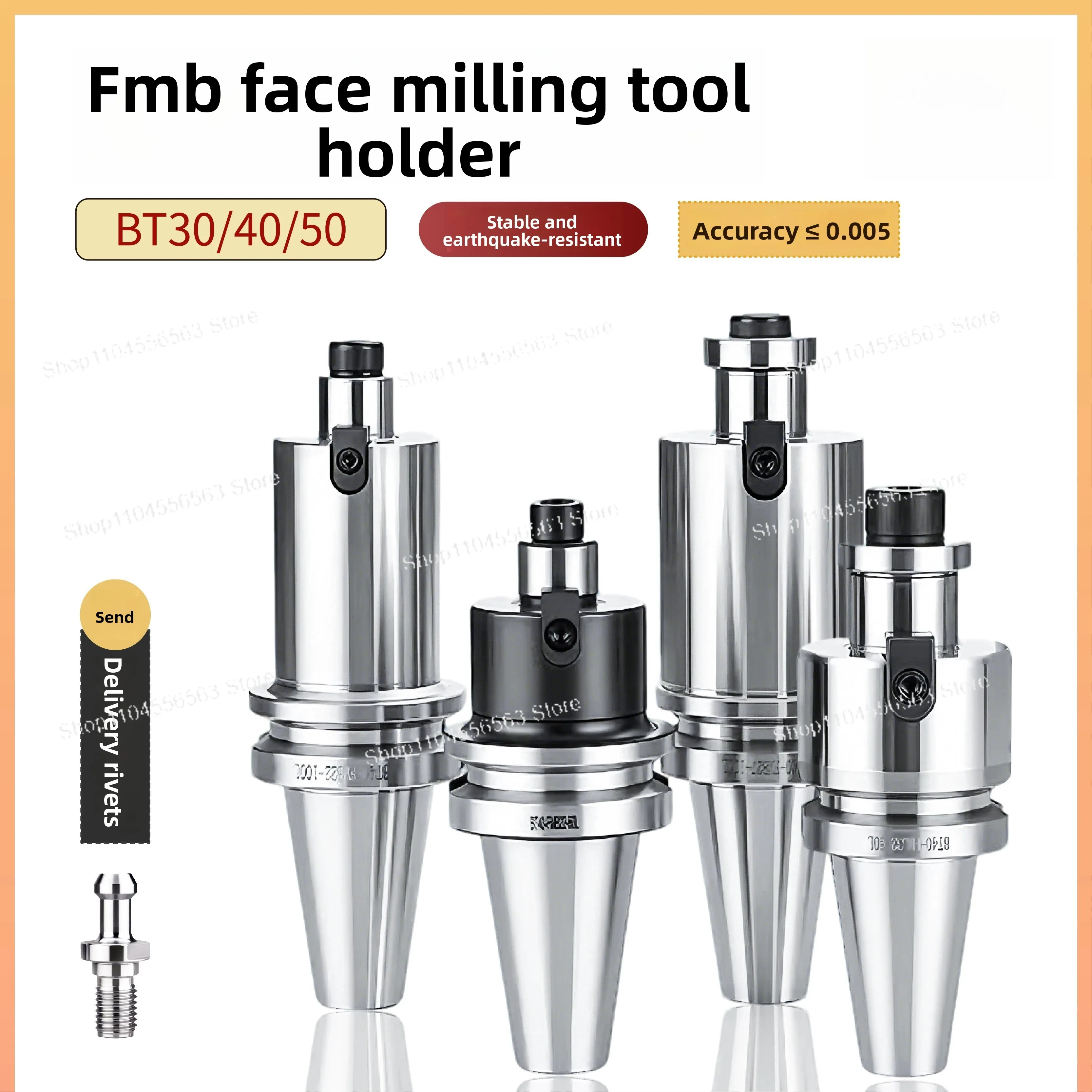BT50-FMB22/27 Seismic Extended BT40 Shank